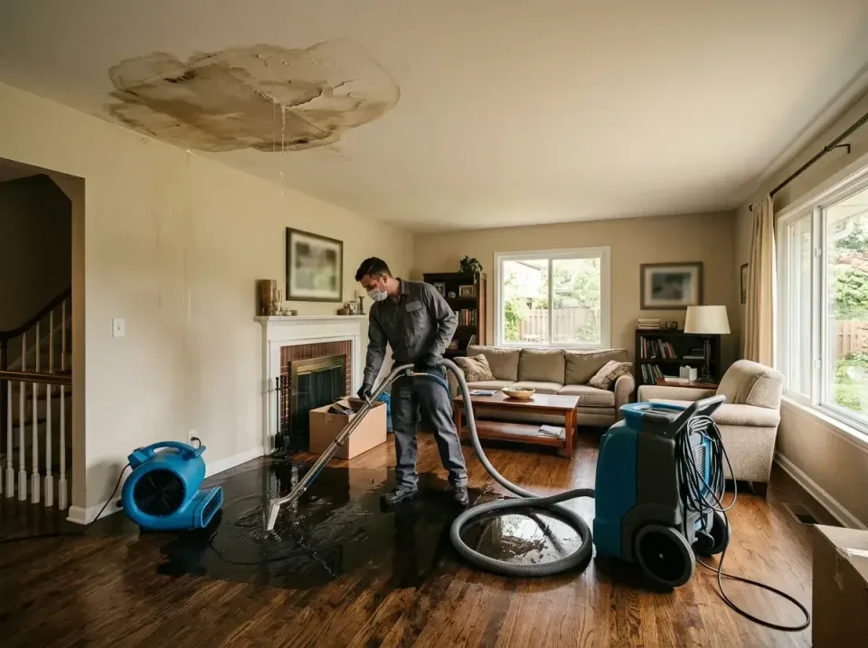 attic-pipe-burst-ceiling-drip-008 — frequently asked questions, Water Damage Restoration & Carpet Care in Wheaton, IL